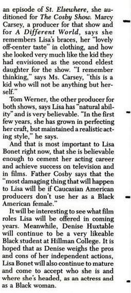 Illustration for article titled Lisa Bonet: The Cosby Show Kid Who Got Away